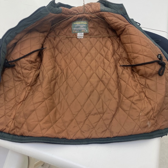 Vintage Navy Blue Boat Works lined Wool toggle coat - Picture 5 of 8